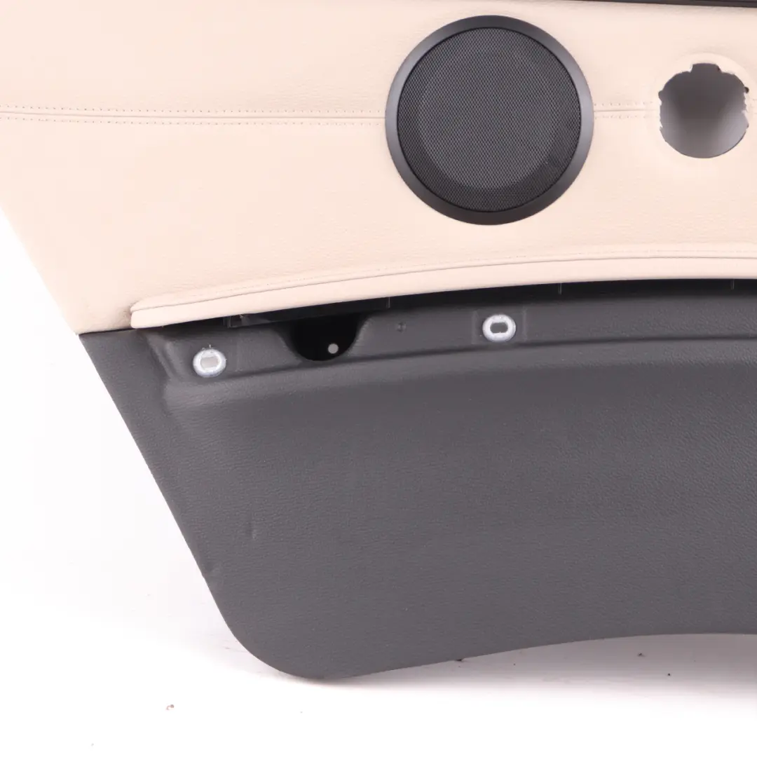 Lateral Trim Panel BMW E92 Coupe Rear Left N/S Lining Cover Leather Oyster to with Part number 7251285 Lateral Trim Panel BMW E92 Coupe Rear Left N/S Lining Cover Leather Oyster - SKU 7251285 - Part number 7251285