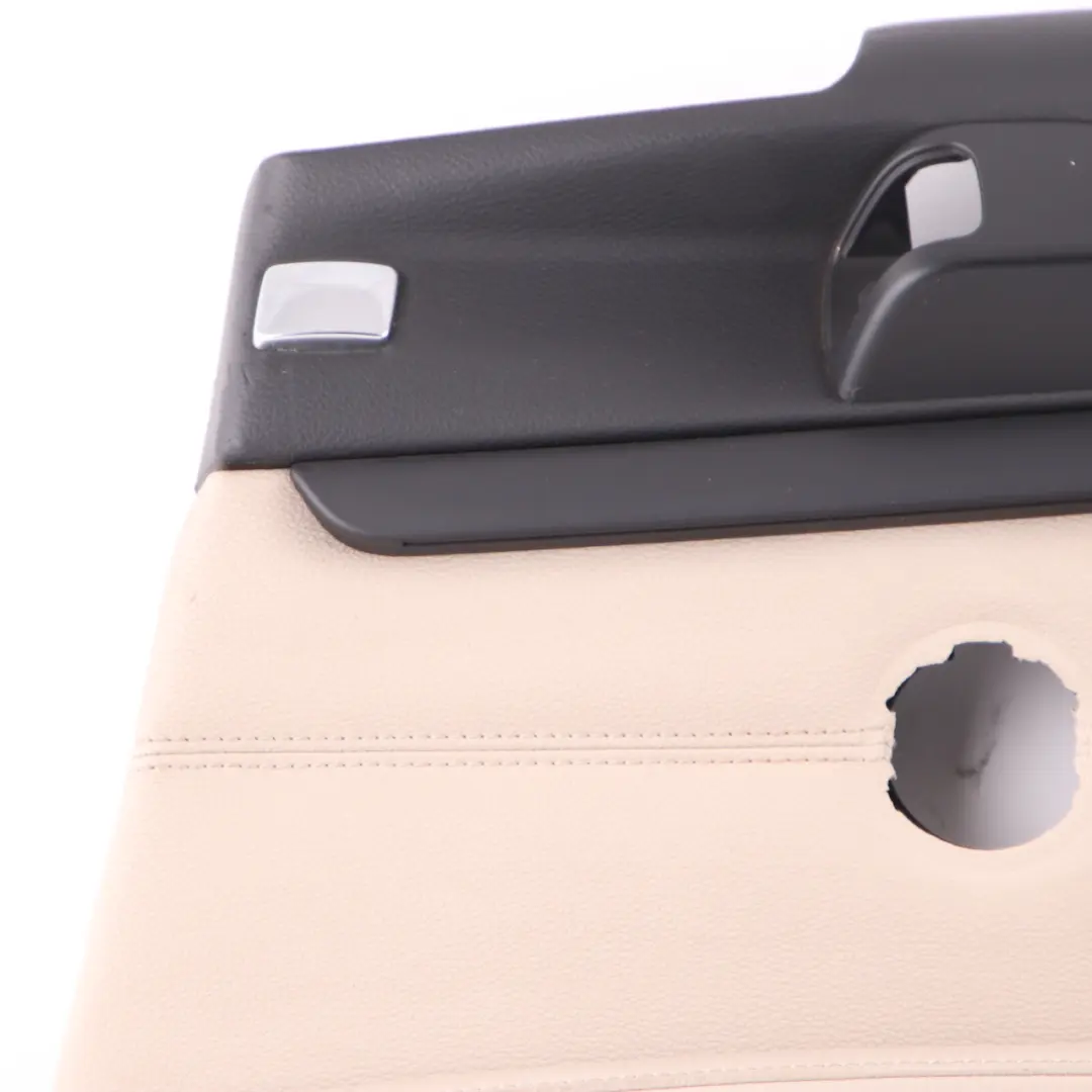 Lateral Trim Panel BMW E92 Coupe Rear Right O/S Lining Cover Leather Oyster to with Part number 7251286 Lateral Trim Panel BMW E92 Coupe Rear Right O/S Lining Cover Leather Oyster - SKU 7251286 - Part number 7251286