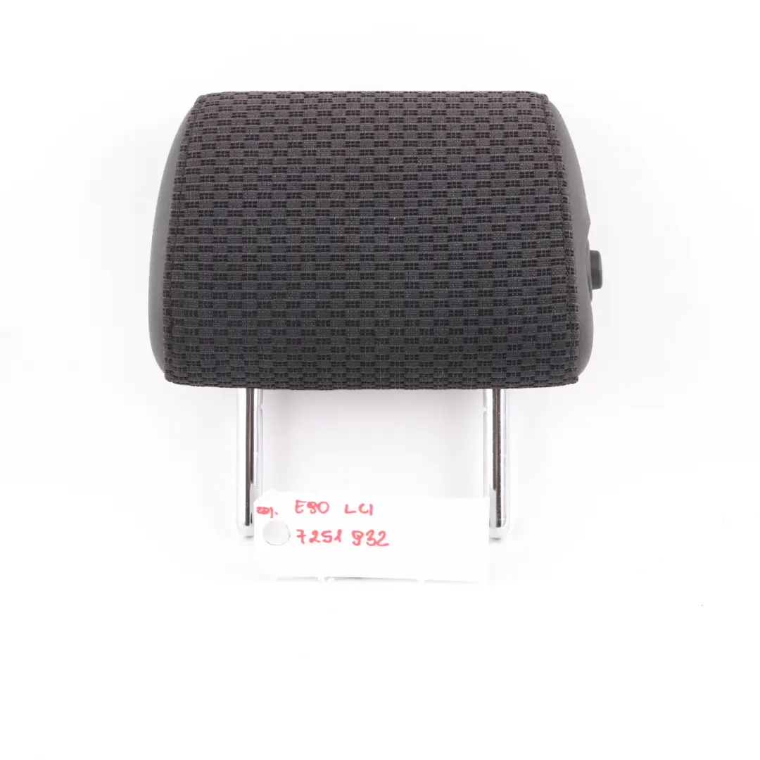 Seat Headrest BMW E90 E91 Rear Seat Middle Central Head Rest Cloth Leather - SKU 7251932 - Part number 7251932
