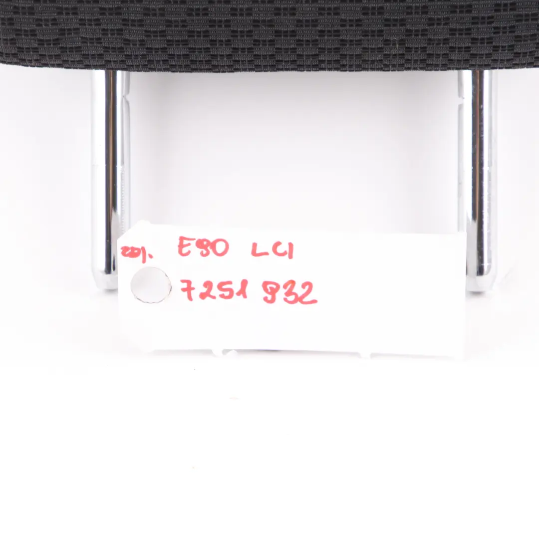 Seat Headrest BMW E90 E91 Rear Seat Middle Central Head Rest Cloth Leather - SKU 7251932 - Part number 7251932