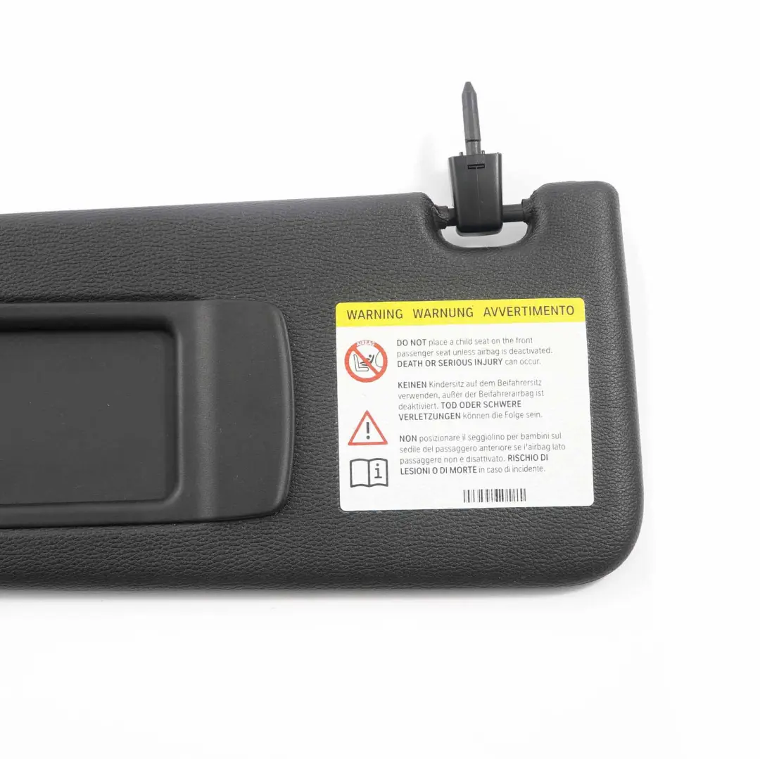 Sonnenblende Folie Mit Spiegel Vorne Links Schwarz für BMW 3 er E90 E91 LCI mit Teilenummer 7252005 BMW 3 er E90 E91 LCI Sonnenblende Folie Mit Spiegel Vorne Links Schwarz - SKU 7252005-1 - Teilenummer 7252005