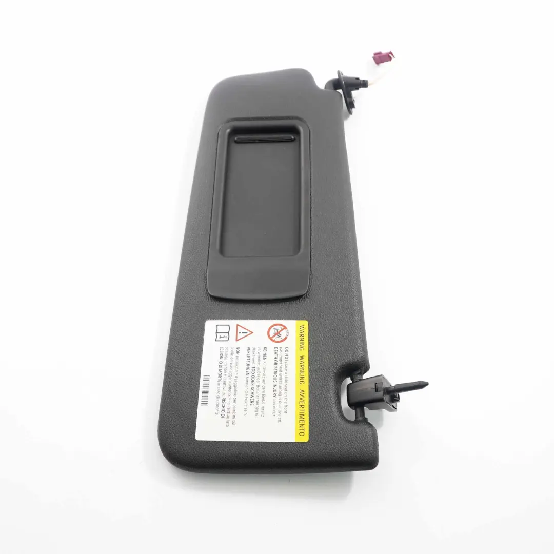 Parasol Izquierdo Espejo Iluminado Plastico Schwarz Negro para BMW E90 E91 LCI con número de pieza 7252005 BMW E90 E91 LCI Parasol Izquierdo Espejo Iluminado Plastico Schwarz Negro - SKU 7252005-1 - Número de pieza 7252005