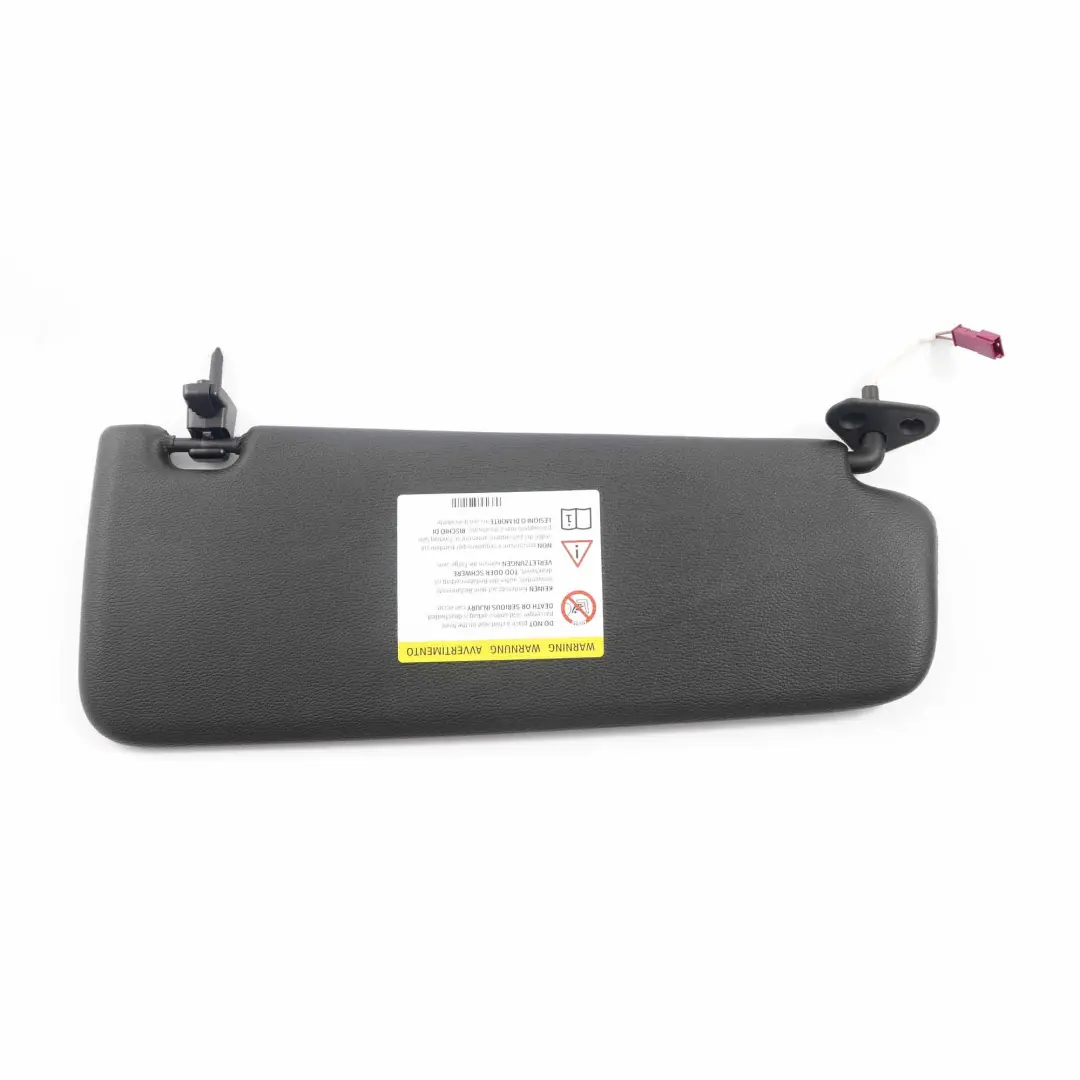 Specchio Parasole Sinistro Illuminato Plastica Schwarz Nero BMW E90 E91 LCI - SKU 7252005-1 - Numero di parte 7252005