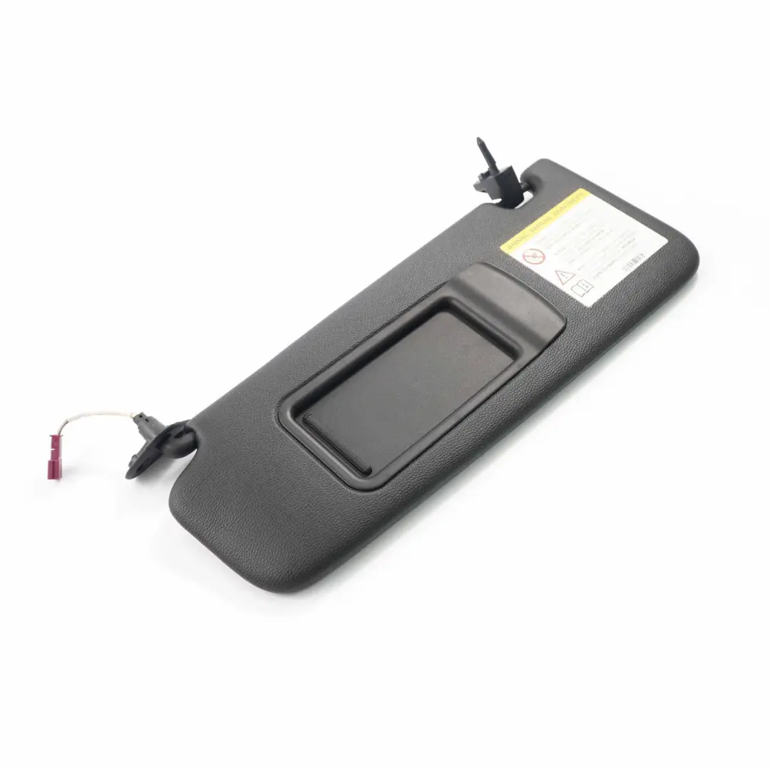 BMW E90 E91 LCI Parasol Izquierdo Espejo Iluminado Plastico Schwarz Negro - SKU 7252005-1 - Número de pieza 7252005