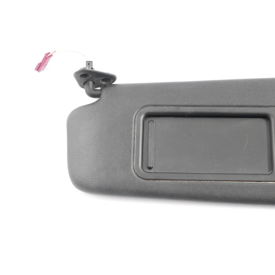  Sun Visor BMW E90 E91 LCI Left N/S Illuminated Mirror Plastic Schwarz Black - SKU 7252005-2 - Part number 7252005