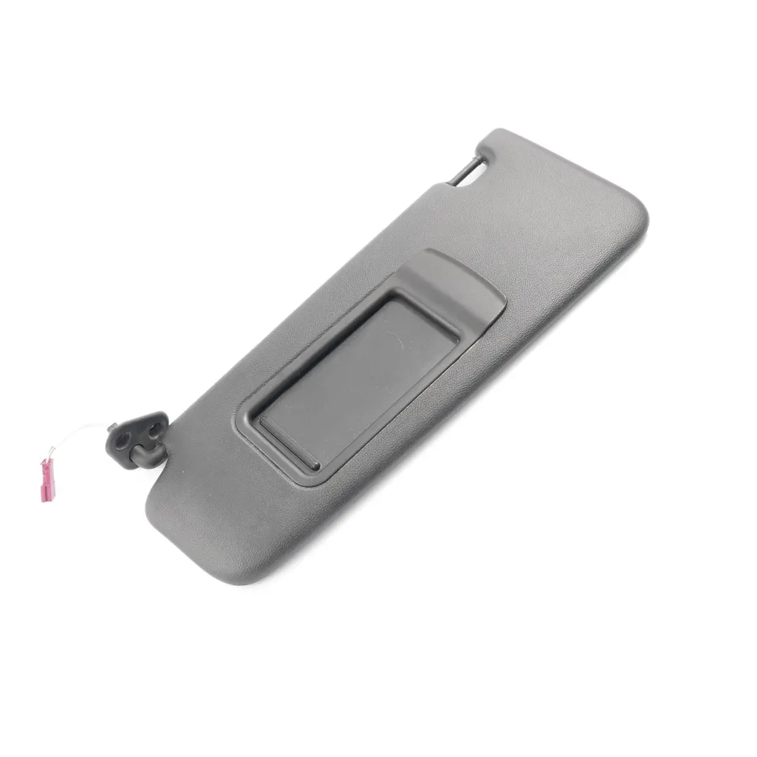  Sun Visor BMW E90 E91 LCI Left N/S Illuminated Mirror Plastic Schwarz Black - SKU 7252005-2 - Part number 7252005