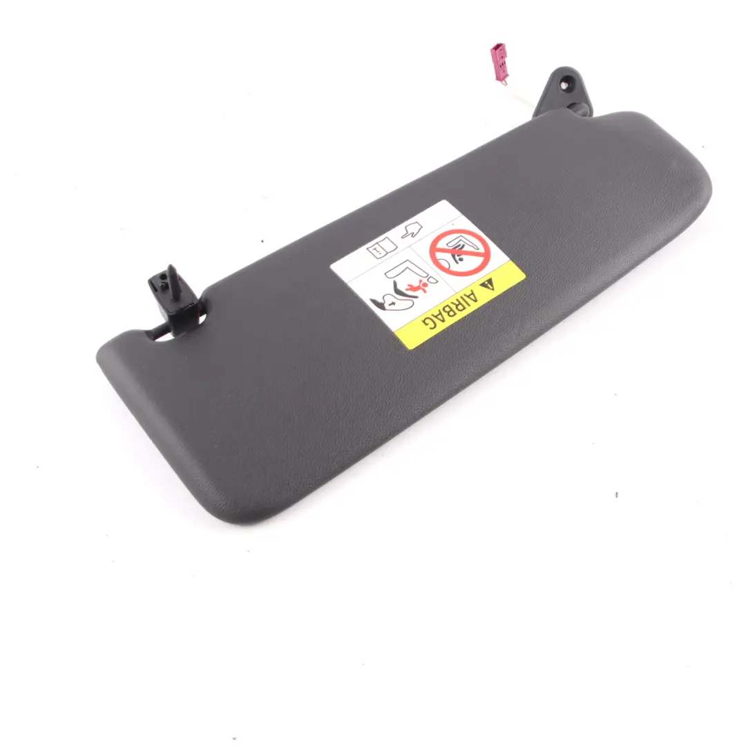 Sun Visor BMW E90 E91 LCI Left N/S Illuminated Mirror Schwarz Black to with Part number 7252005 Sun Visor BMW E90 E91 LCI Left N/S Illuminated Mirror Schwarz Black - SKU 7252005-3 - Part number 7252005