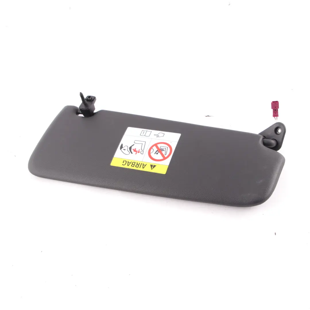  Sun Visor BMW E90 E91 LCI Left N/S Illuminated Mirror Schwarz Black - SKU 7252005-3 - Part number 7252005