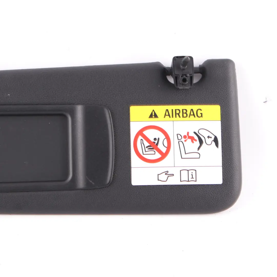 Sun Visor BMW E90 E91 LCI Left N/S Illuminated Mirror Schwarz Black to with Part number 7252005 Sun Visor BMW E90 E91 LCI Left N/S Illuminated Mirror Schwarz Black - SKU 7252005-3 - Part number 7252005