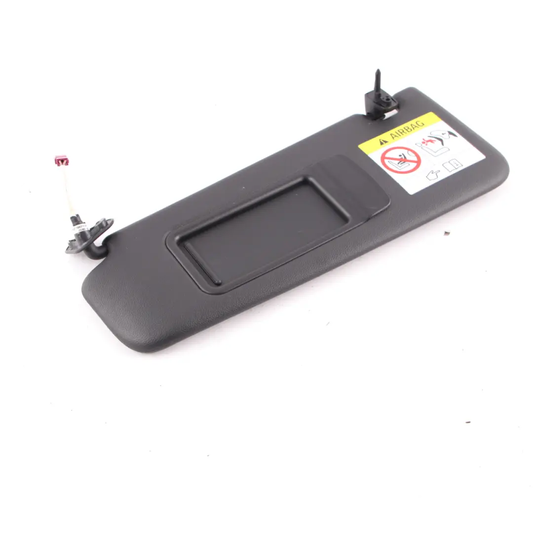 Sun Visor BMW E90 E91 LCI Left N/S Illuminated Mirror Schwarz Black to with Part number 7252005 Sun Visor BMW E90 E91 LCI Left N/S Illuminated Mirror Schwarz Black - SKU 7252005-3 - Part number 7252005