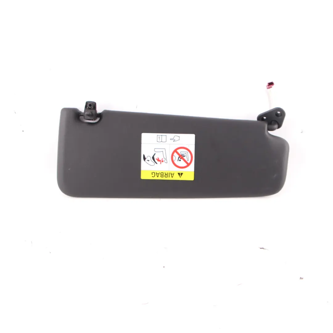 Sun Visor BMW E90 E91 LCI Left N/S Illuminated Mirror Schwarz Black to with Part number 7252005 Sun Visor BMW E90 E91 LCI Left N/S Illuminated Mirror Schwarz Black - SKU 7252005-3 - Part number 7252005