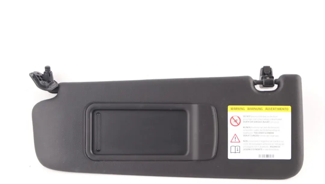 Aletta parasole BMW E90 LCI Sinistra Specchio illuminato Schwarz Nero per con numero di parte 7252005 Aletta parasole BMW E90 LCI Sinistra Specchio illuminato Schwarz Nero - SKU 7252005-4 - Numero di parte 7252005