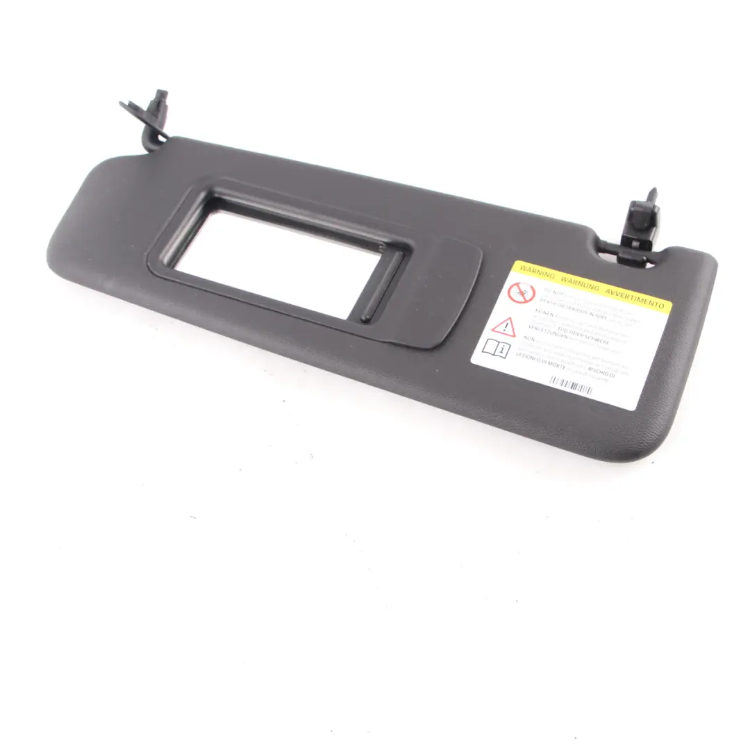  Sun Visor BMW E90 E91 LCI Left N/S Illuminated Mirror Schwarz Black - SKU 7252005-4 - Part number 7252005