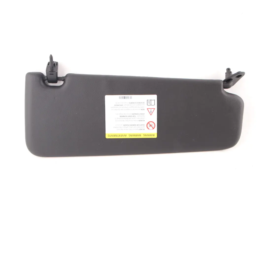  Sun Visor BMW E90 E91 LCI Left N/S Illuminated Mirror Schwarz Black - SKU 7252005-4 - Part number 7252005