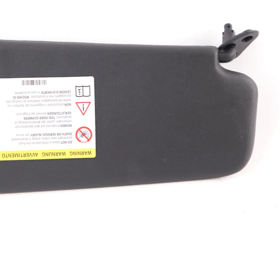  Sun Visor BMW E90 E91 LCI Left N/S Illuminated Mirror Schwarz Black - SKU 7252005-4 - Part number 7252005