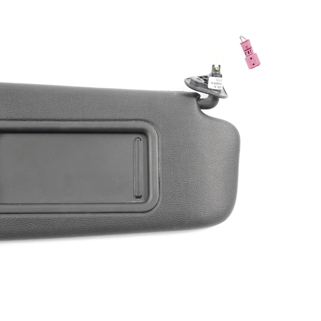  Sun Visor BMW E90 E91 LCI Illuminated Mirror Plastic Right O/S Black - SKU 7252006-1 - Part number 7252006