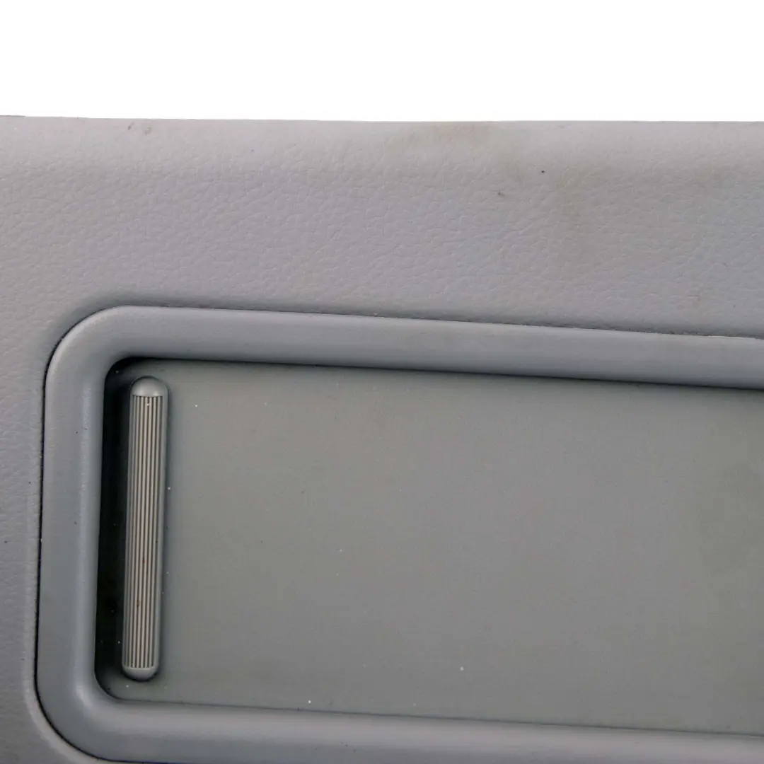 BMW X1 E84 E90 E91 Left N/S Leather Sun Visor Mirror Grau Grey - SKU 7252007-1 - Part number 7252007