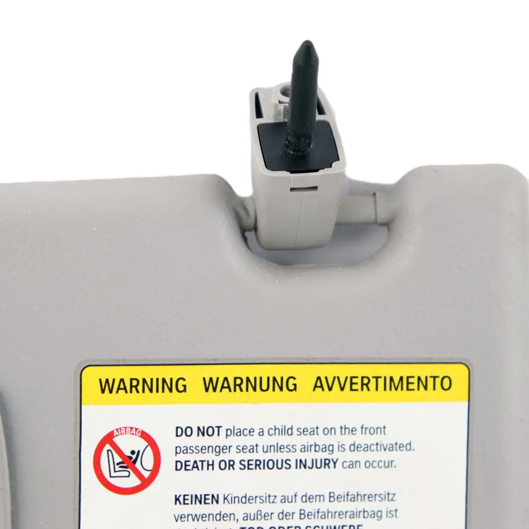 Links Leder Sonnen Blenden Spiegel Grau für BMW X1 E84 E90 E91 mit Teilenummer 7252007 BMW X1 E84 E90 E91 Links Leder Sonnen Blenden Spiegel Grau - SKU 7252007-1 - Teilenummer 7252007