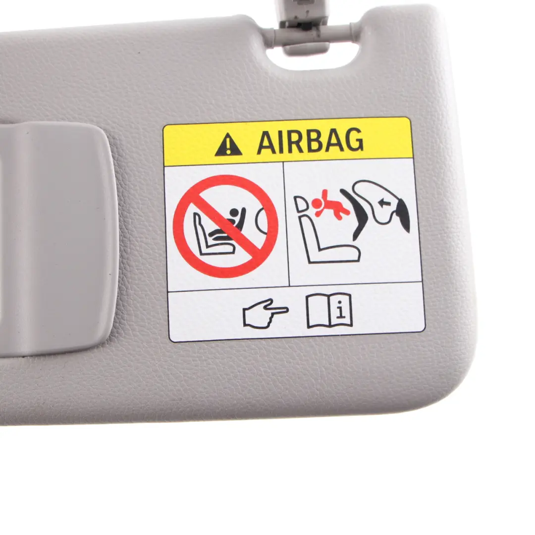 Parasoleil avec Miroir Lumieres a Gauche Gris pour BMW E90 E91 LCI 2 à propos du numéro de pièce 7252007 BMW E90 E91 LCI 2 Parasoleil avec Miroir Lumieres a Gauche Gris - SKU 7252007-2 - Numéro de pièce 7252007