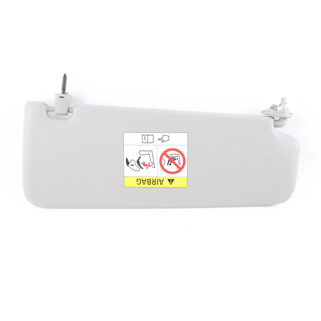 Sun Visor Mirror BMW X1 E84 E90 E91 Left N/S Leather Illuminated Grey - SKU 7252007-2 - Part number 7252007