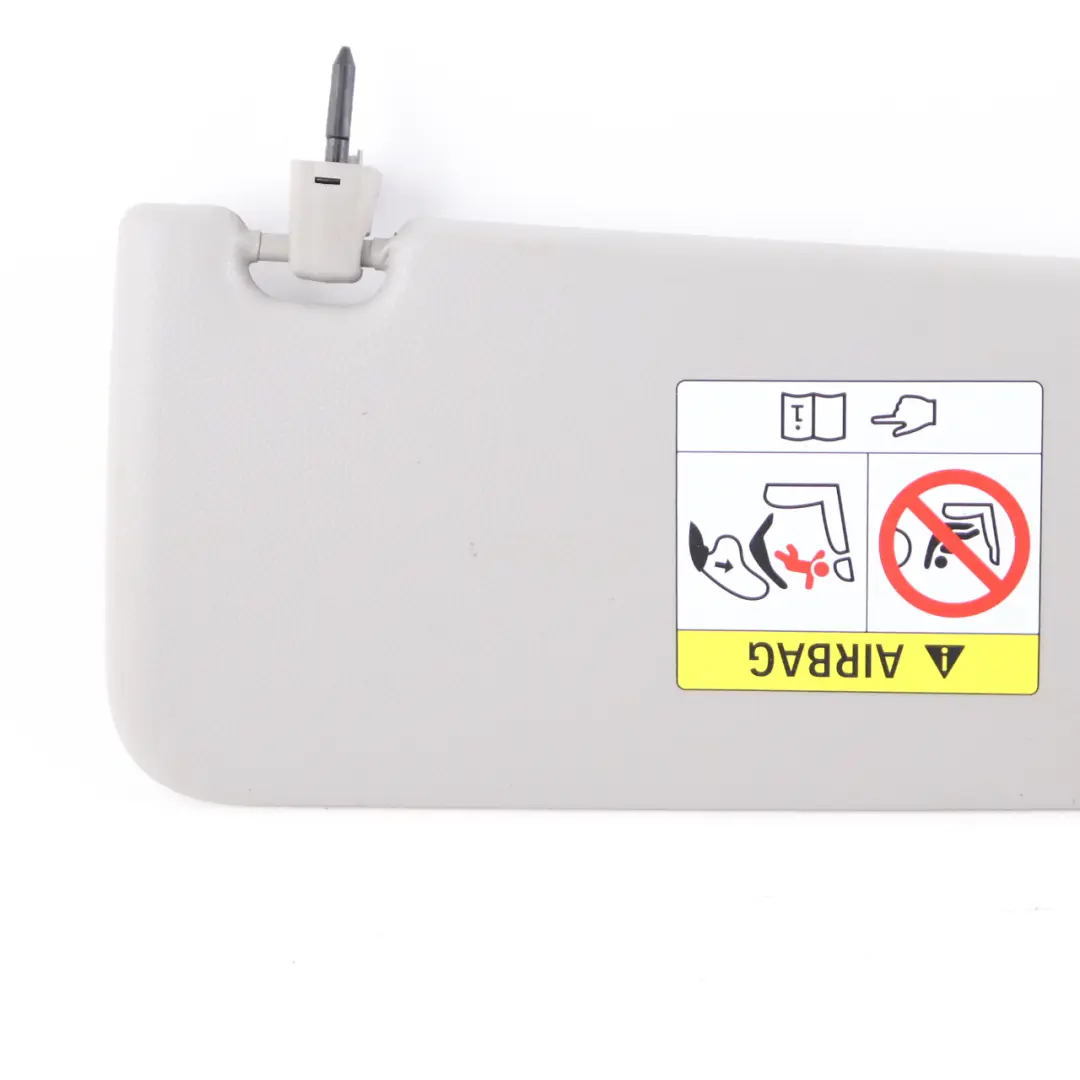  Sun Visor Mirror BMW X1 E84 E90 E91 Left N/S Leather Illuminated Grey - SKU 7252007-2 - Part number 7252007