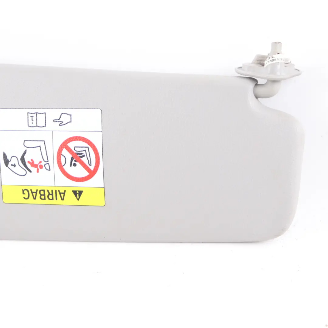  Sun Visor Mirror BMW X1 E84 E90 E91 Left N/S Leather Illuminated Grey - SKU 7252007-2 - Part number 7252007