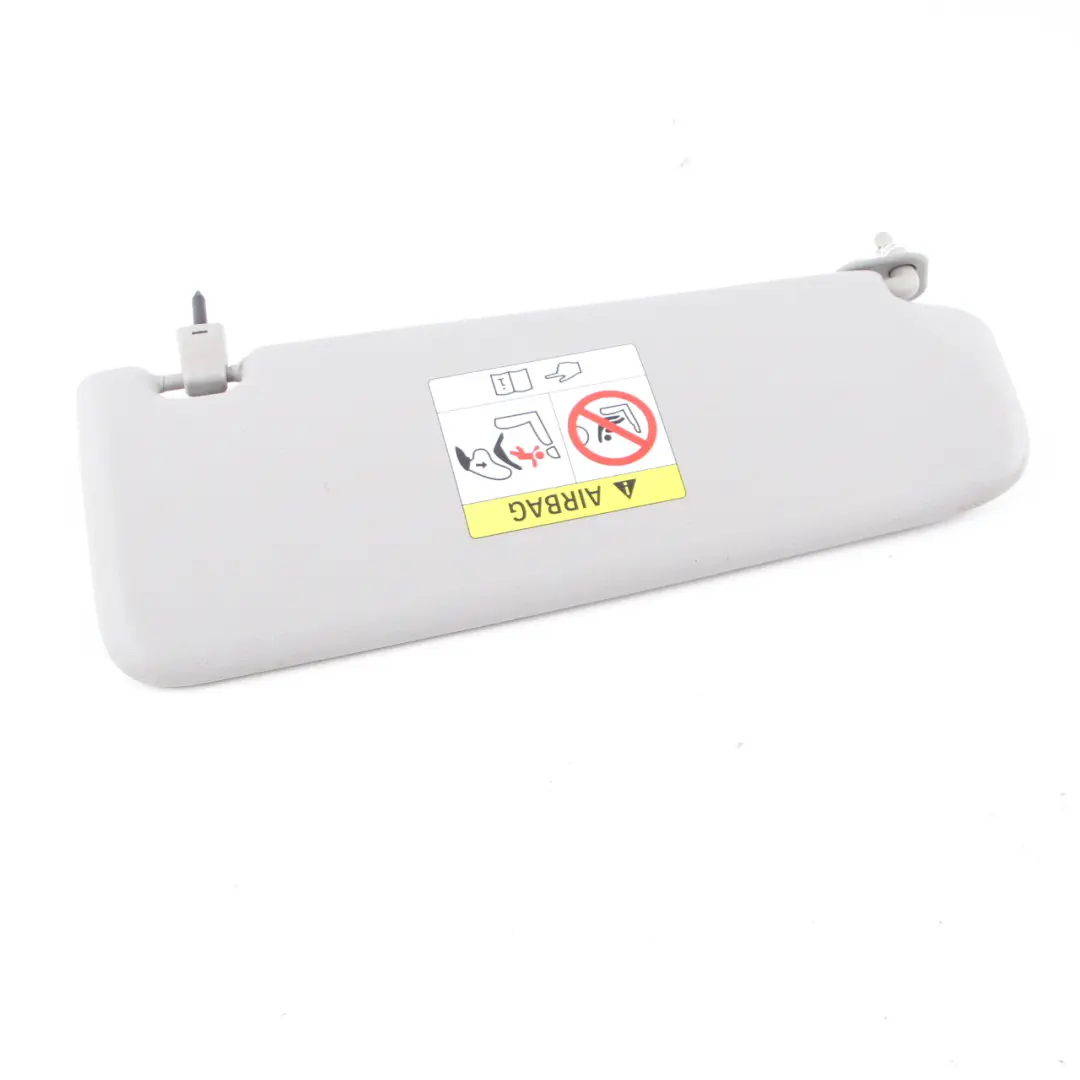  Sun Visor Mirror BMW X1 E84 E90 E91 Left N/S Leather Illuminated Grey - SKU 7252007-2 - Part number 7252007