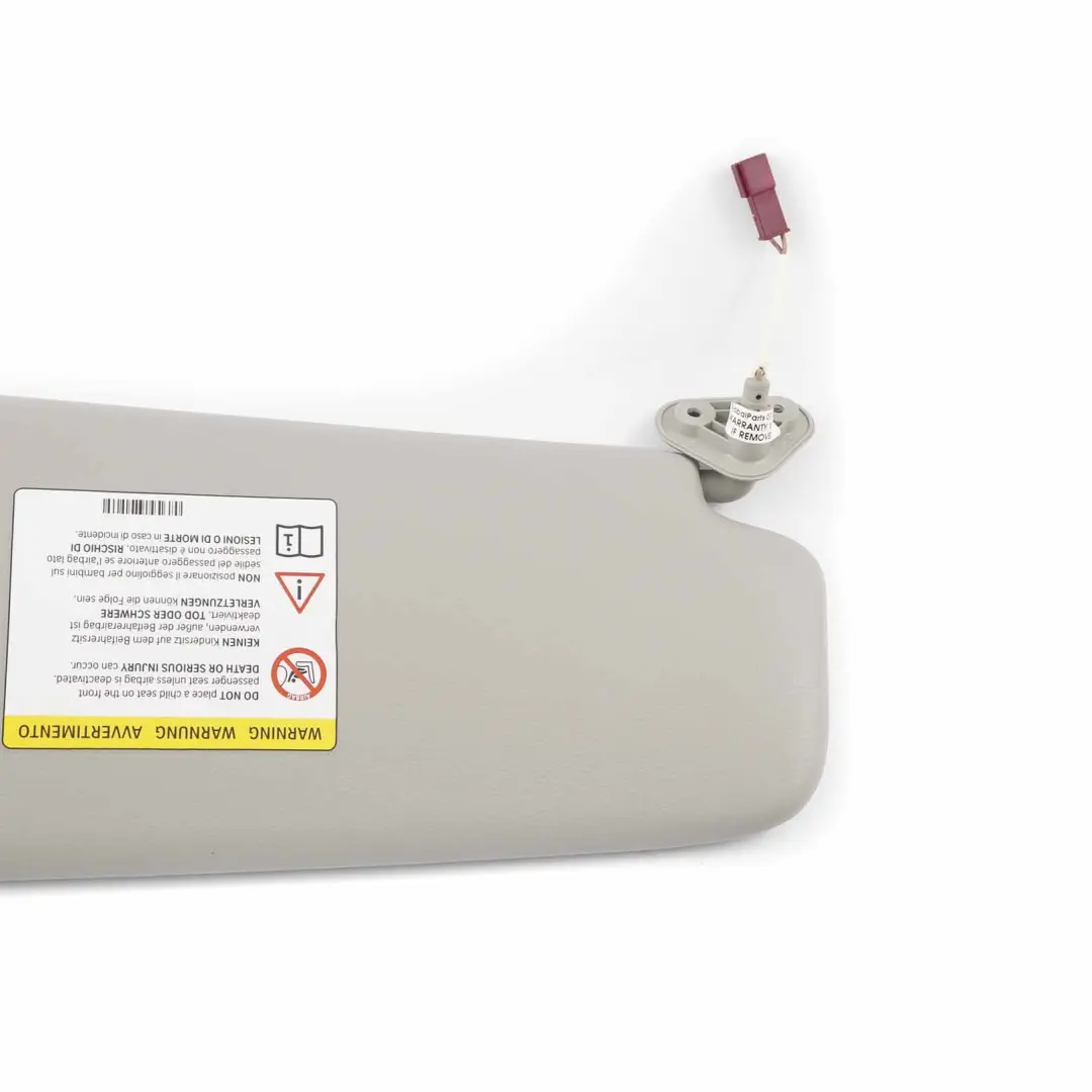 BMW X1 E84 E90 E91 Links Leder Sonnen blenden spiegel beleuchtet Grau - SKU 7252007-3 - Teilenummer 7252007