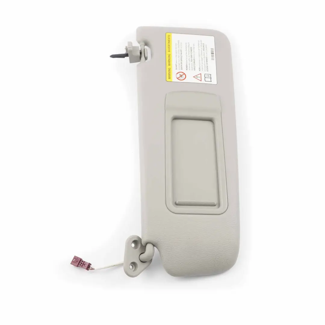 Links Leder Sonnen blenden spiegel beleuchtet Grau für BMW X1 E84 E90 E91 mit Teilenummer 7252007 BMW X1 E84 E90 E91 Links Leder Sonnen blenden spiegel beleuchtet Grau - SKU 7252007-3 - Teilenummer 7252007