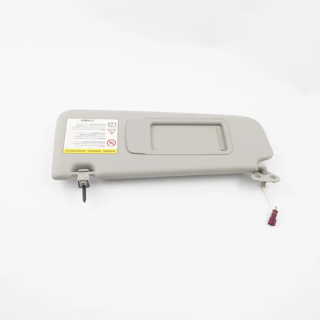 BMW X1 E84 E90 E91 Rétroviseur pare-soleil en cuir gauche éclairé gris - SKU 7252007-3 - Numéro de pièce 7252007