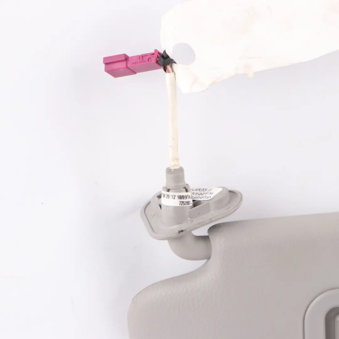 Cuero Izquierda Visera parasol Espejo Iluminado Gris para BMW X1 E84 E90 E91 con número de pieza 7252007 BMW X1 E84 E90 E91 Cuero Izquierda Visera parasol Espejo Iluminado Gris - SKU 7252007-4 - Número de pieza 7252007