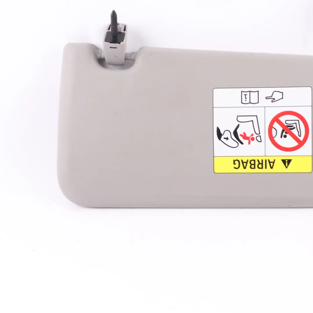 BMW X1 E84 E90 E91 Left N/S Leather Sun Visor Mirror Illuminated Grey - SKU 7252007-4 - Part number 7252007