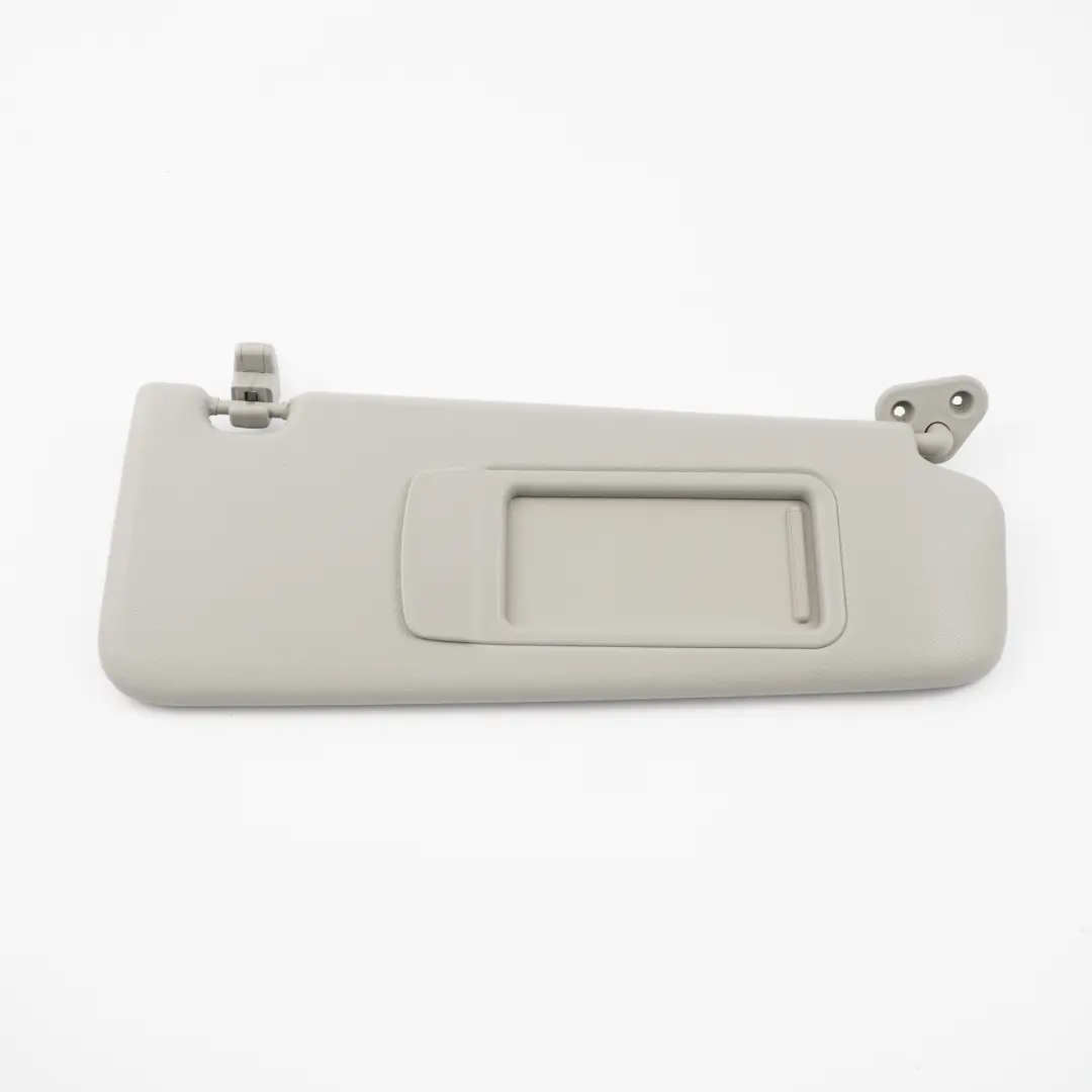 BMW E90 E91 LCI Sun Visor With Mirror Right Leather Grey Grau O/S - SKU 7252008-1 - Part number 7252008