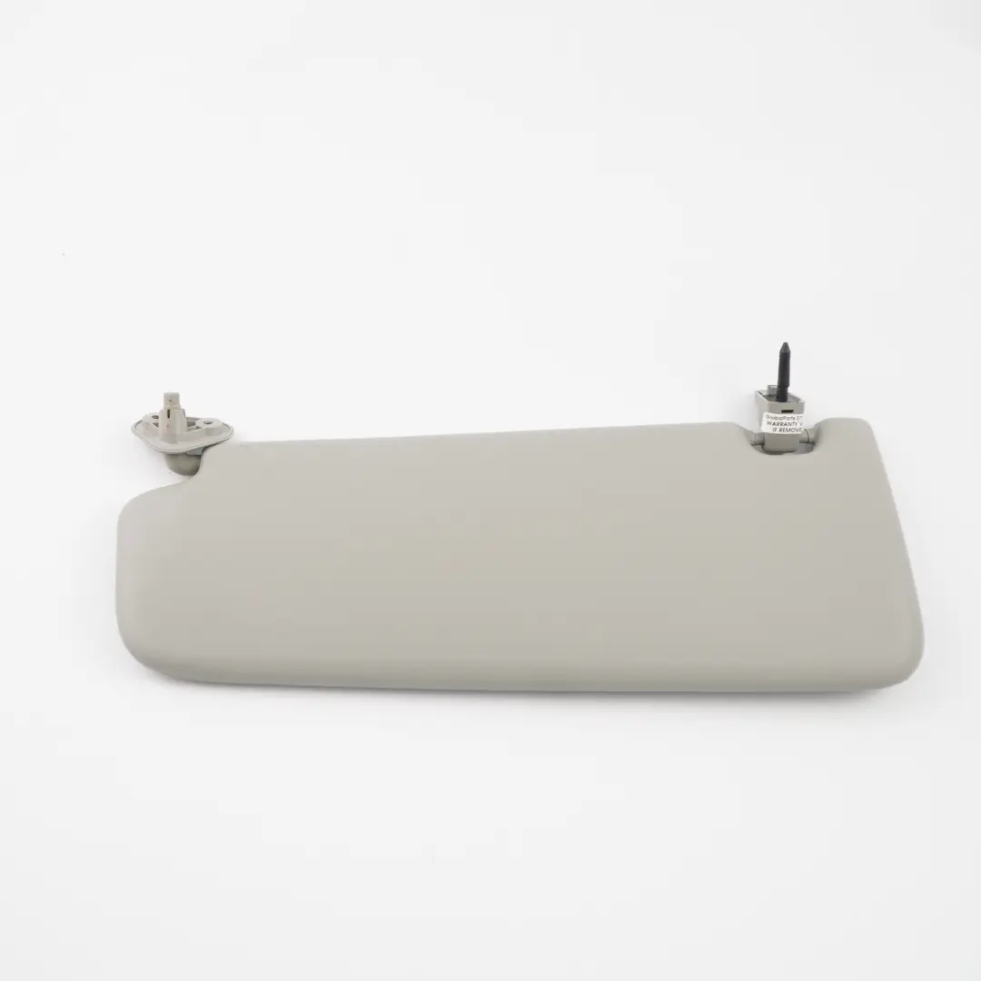 BMW E90 E91 LCI Sun Visor With Mirror Right Leather Grey Grau O/S - SKU 7252008-1 - Part number 7252008