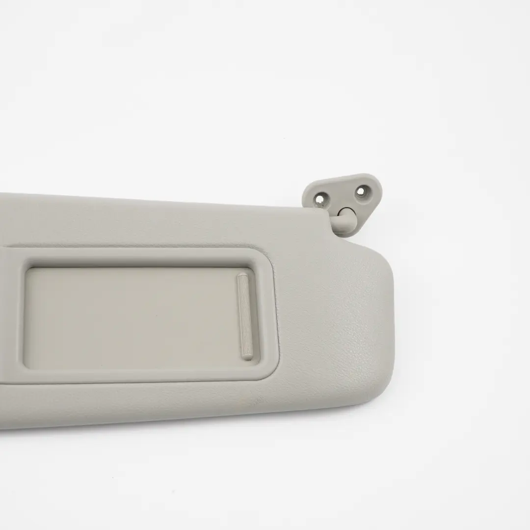 BMW E90 E91 LCI Sun Visor With Mirror Right Leather Grey Grau O/S - SKU 7252008-1 - Part number 7252008