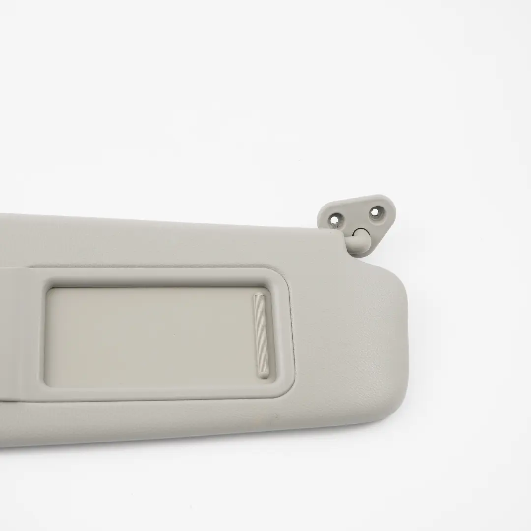 BMW E90 E91 LCI Sun Visor With Mirror Right Leather Grey Grau O/S - SKU 7252008-1 - Part number 7252008