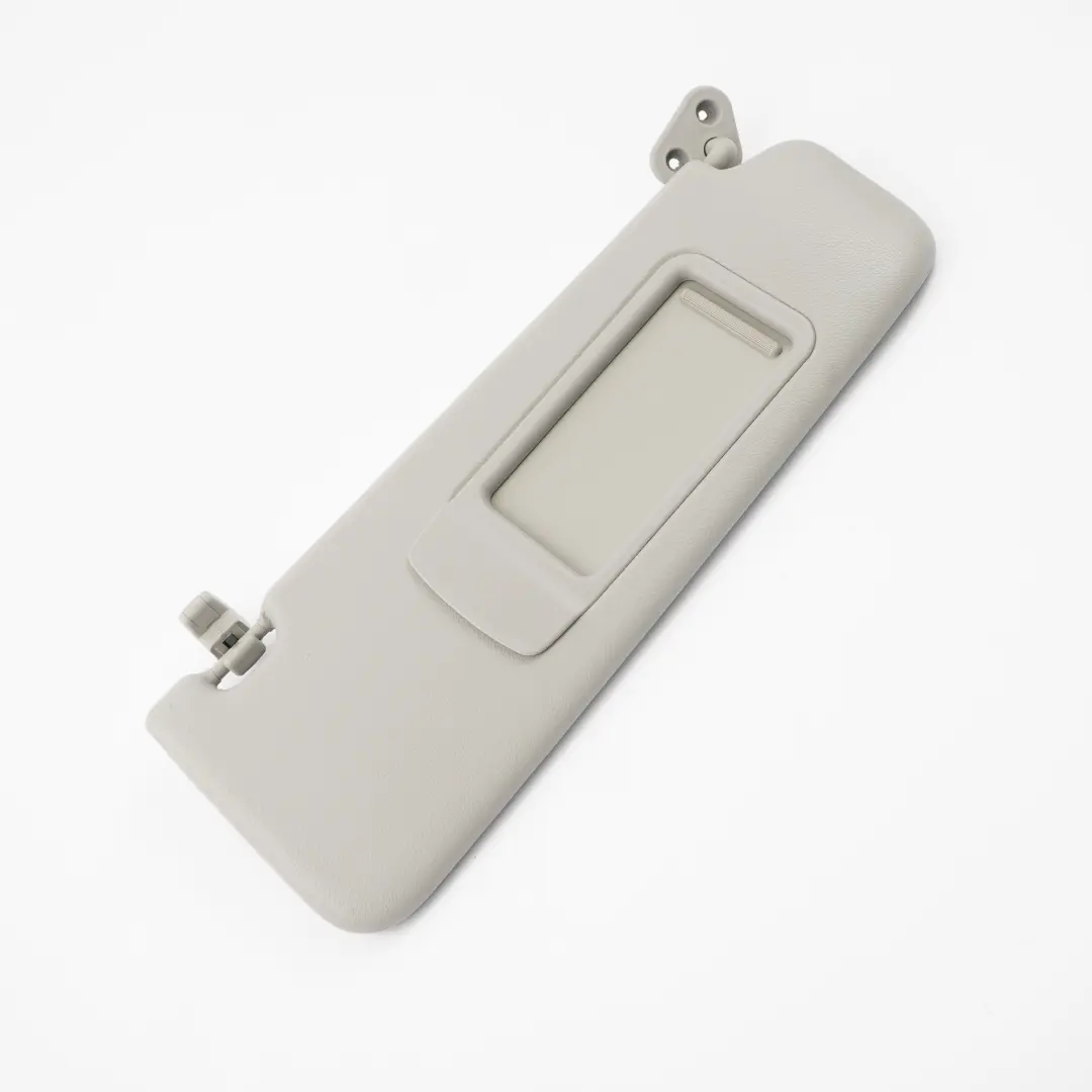 BMW E90 E91 LCI Visiera parasole specchietto destro pelle Grigio Grau - SKU 7252008-1 - Numero di parte 7252008