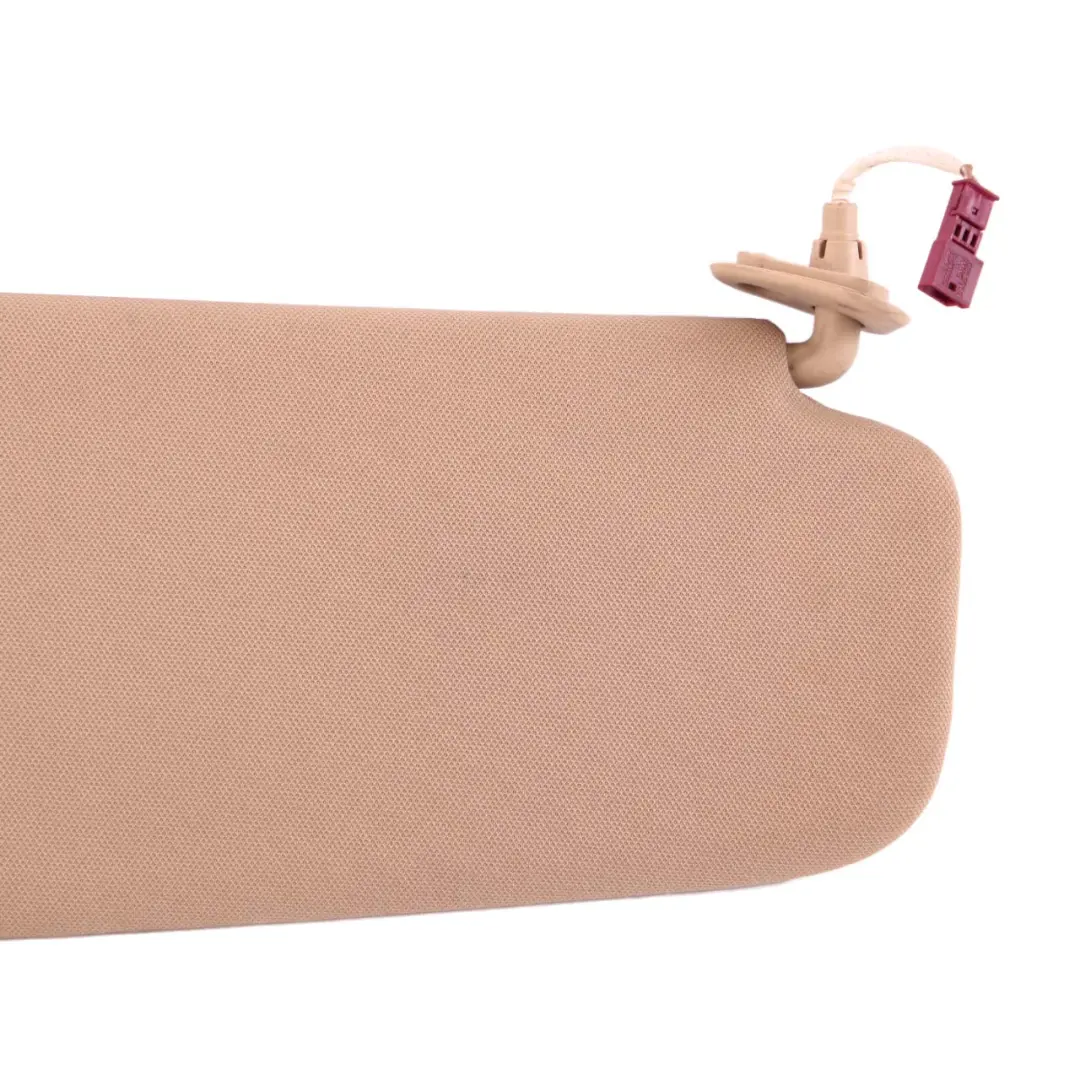 BMW X1 E84 E90 E91 Parasole in tessuto con specchio Beige Sinistro - SKU 7252009-1 - Numero di parte 7252009