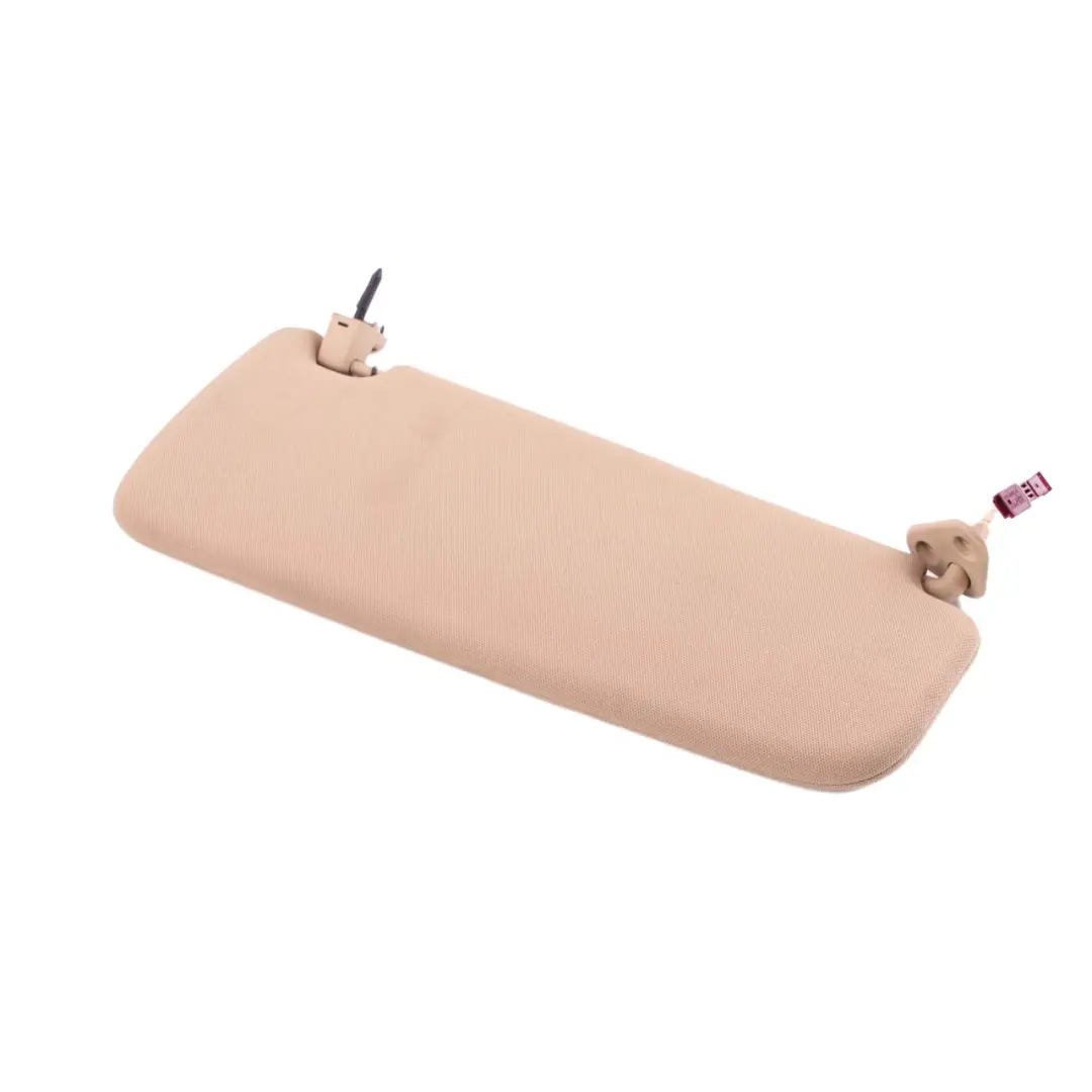 Parasole in tessuto con specchio Beige Sinistro per BMW X1 E84 E90 E91 con numero di parte 7252009 BMW X1 E84 E90 E91 Parasole in tessuto con specchio Beige Sinistro - SKU 7252009-1 - Numero di parte 7252009