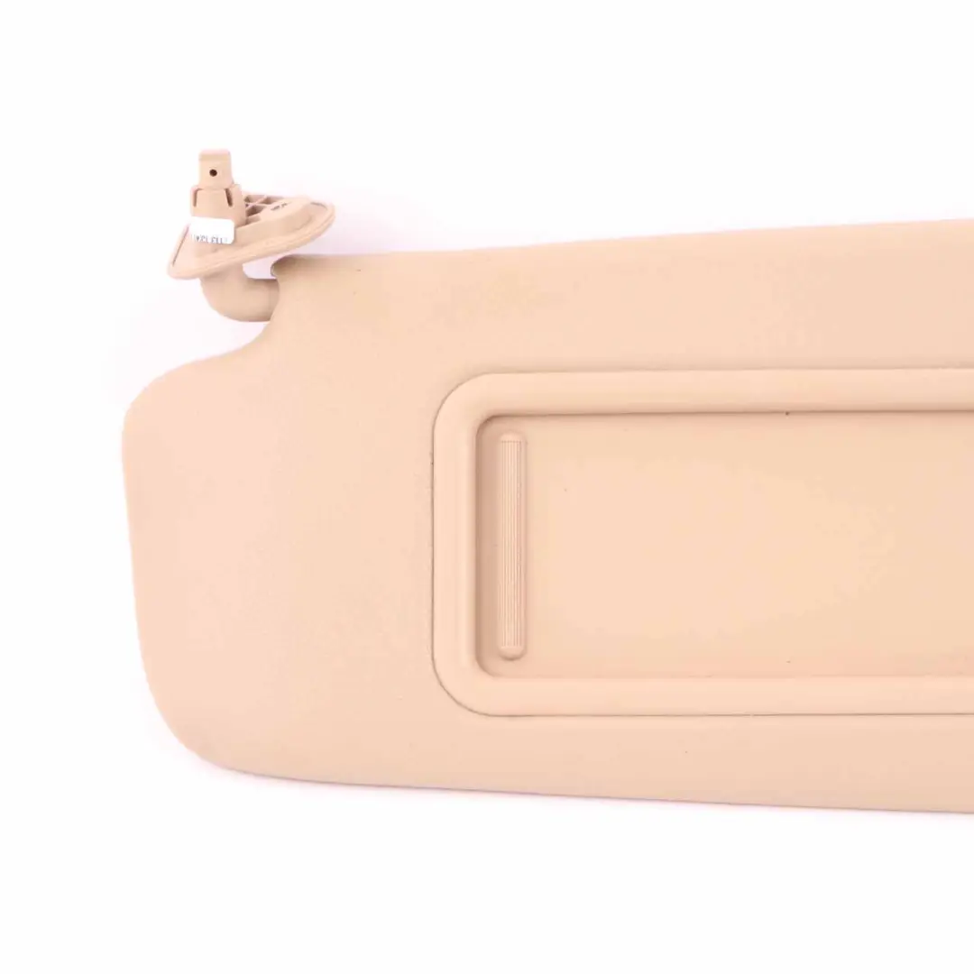  Sun Visor BMW E84 E90 E91 Leather Sun Visor With Mirror Left N/S Beige - SKU 7252009-3 - Part number 7252009