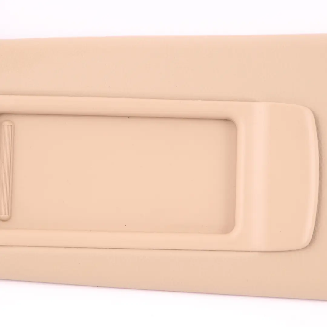  Sun Visor BMW E84 E90 E91 Leather Sun Visor With Mirror Left N/S Beige - SKU 7252009-3 - Part number 7252009