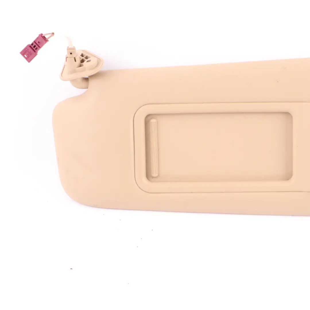 Sun Visor BMW X1 E84 E90 E91 Leather Sun Visor With Mirror Left N/S Beige to with Part number 7252009 Sun Visor BMW X1 E84 E90 E91 Leather Sun Visor With Mirror Left N/S Beige - SKU 7252009-5 - Part number 7252009