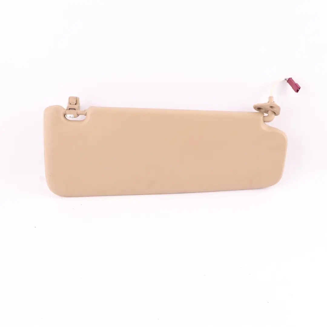 Sun Visor BMW X1 E84 E90 E91 Leather Sun Visor With Mirror Left N/S Beige to with Part number 7252009 Sun Visor BMW X1 E84 E90 E91 Leather Sun Visor With Mirror Left N/S Beige - SKU 7252009-5 - Part number 7252009