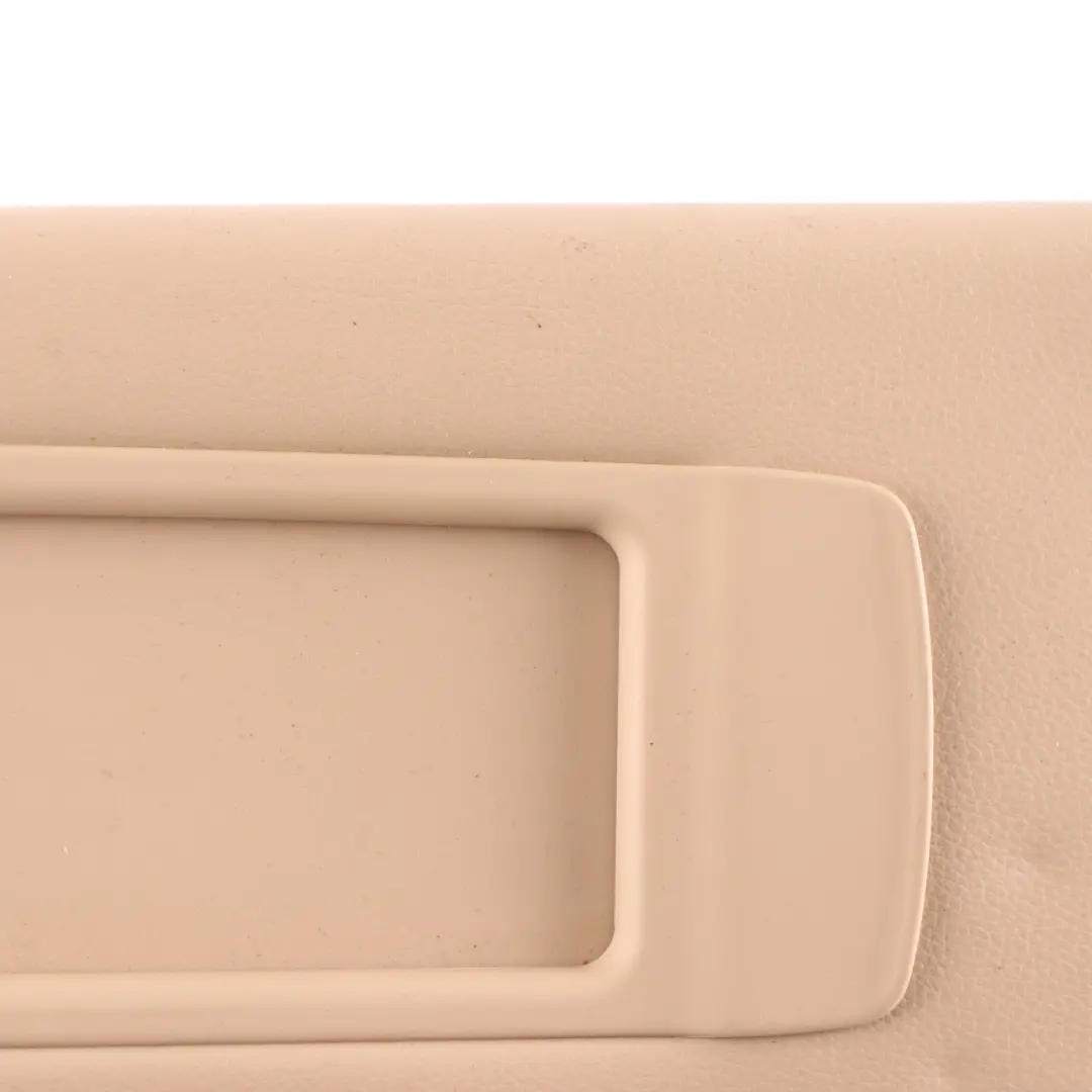 Sun Visor BMW X1 E84 E90 E91 Leather Sun Visor With Mirror Left N/S Beige to with Part number 7252009 Sun Visor BMW X1 E84 E90 E91 Leather Sun Visor With Mirror Left N/S Beige - SKU 7252009-5 - Part number 7252009
