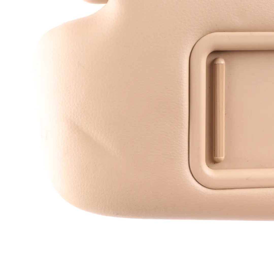 Sun Visor BMW X1 E84 E90 E91 Leather Sun Visor With Mirror Left N/S Beige to with Part number 7252009 Sun Visor BMW X1 E84 E90 E91 Leather Sun Visor With Mirror Left N/S Beige - SKU 7252009-5 - Part number 7252009