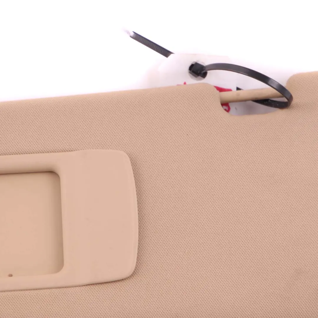 BMW X1 E84 E90 E90N E91 E91N LCI Sun Visor With Mirrror Left Beige N/S - SKU 7252009 - Part number 7252009