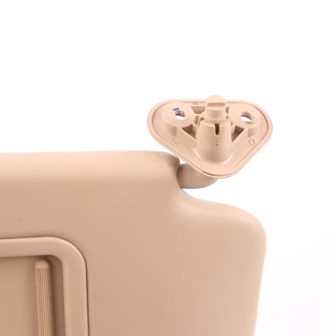 Sun Visor BMW E84 E90 E91 LCI Leather Sun Visor With Mirror Right O/S Beige to with Part number 7252010 Sun Visor BMW E84 E90 E91 LCI Leather Sun Visor With Mirror Right O/S Beige - SKU 7252010-2 - Part number 7252010