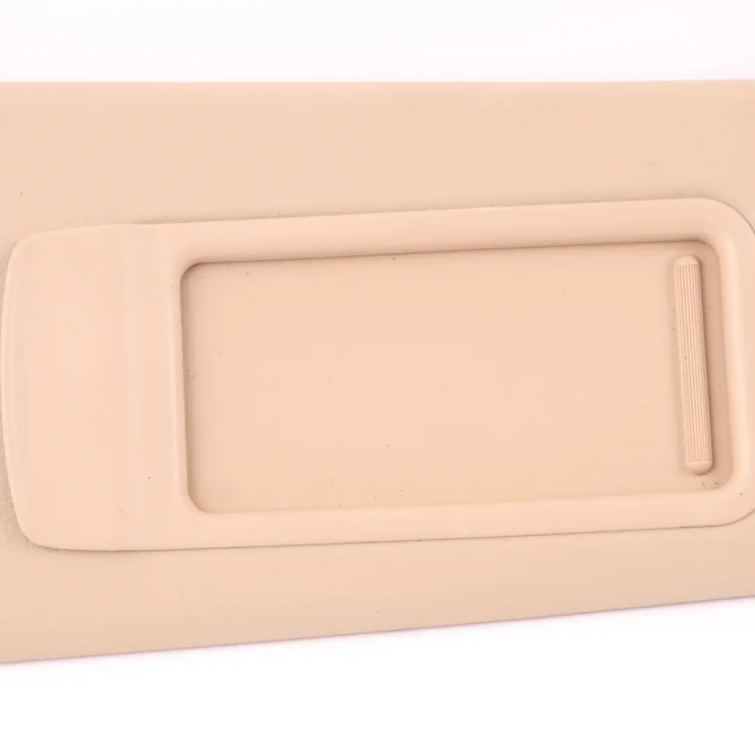 Sun Visor BMW E84 E90 E91 LCI Leather Sun Visor With Mirror Right O/S Beige to with Part number 7252010 Sun Visor BMW E84 E90 E91 LCI Leather Sun Visor With Mirror Right O/S Beige - SKU 7252010-2 - Part number 7252010