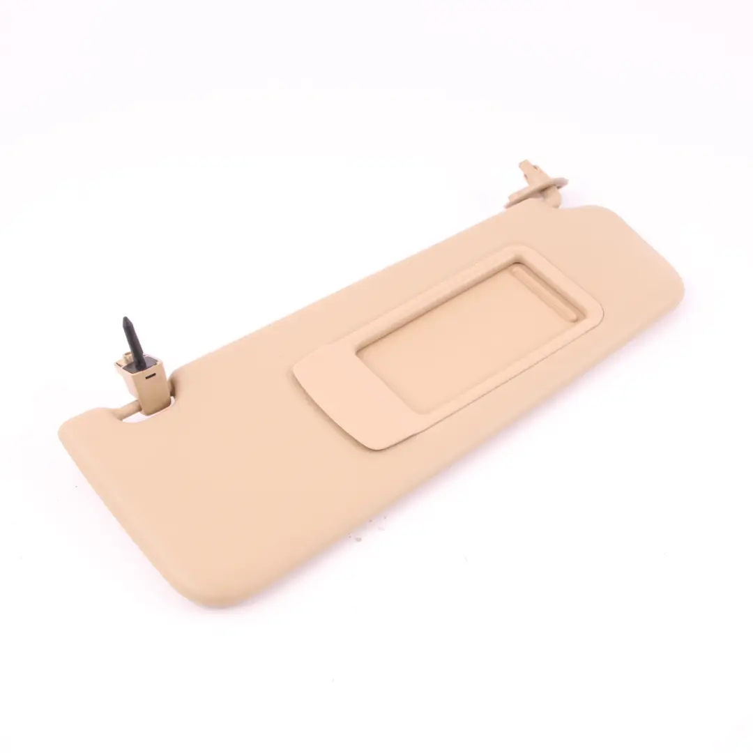Sun Visor BMW E84 E90 E91 LCI Leather Sun Visor With Mirror Right O/S Beige to with Part number 7252010 Sun Visor BMW E84 E90 E91 LCI Leather Sun Visor With Mirror Right O/S Beige - SKU 7252010-2 - Part number 7252010