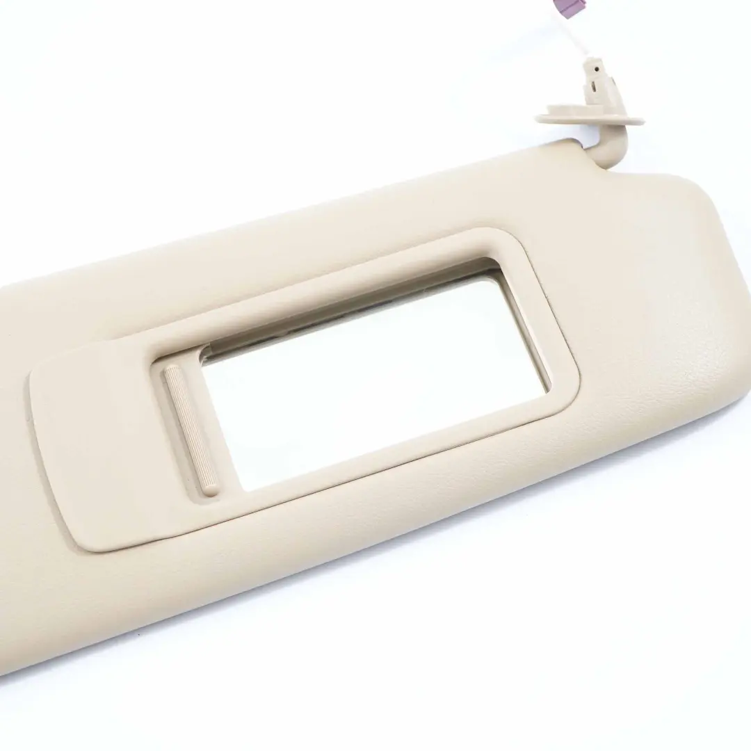 Sonnenblende BMW E84 E90 E91 Leder Sonnenblende mit Spiegel Rechts Beige  - SKU 7252010-3 - Teilenummer 7252010